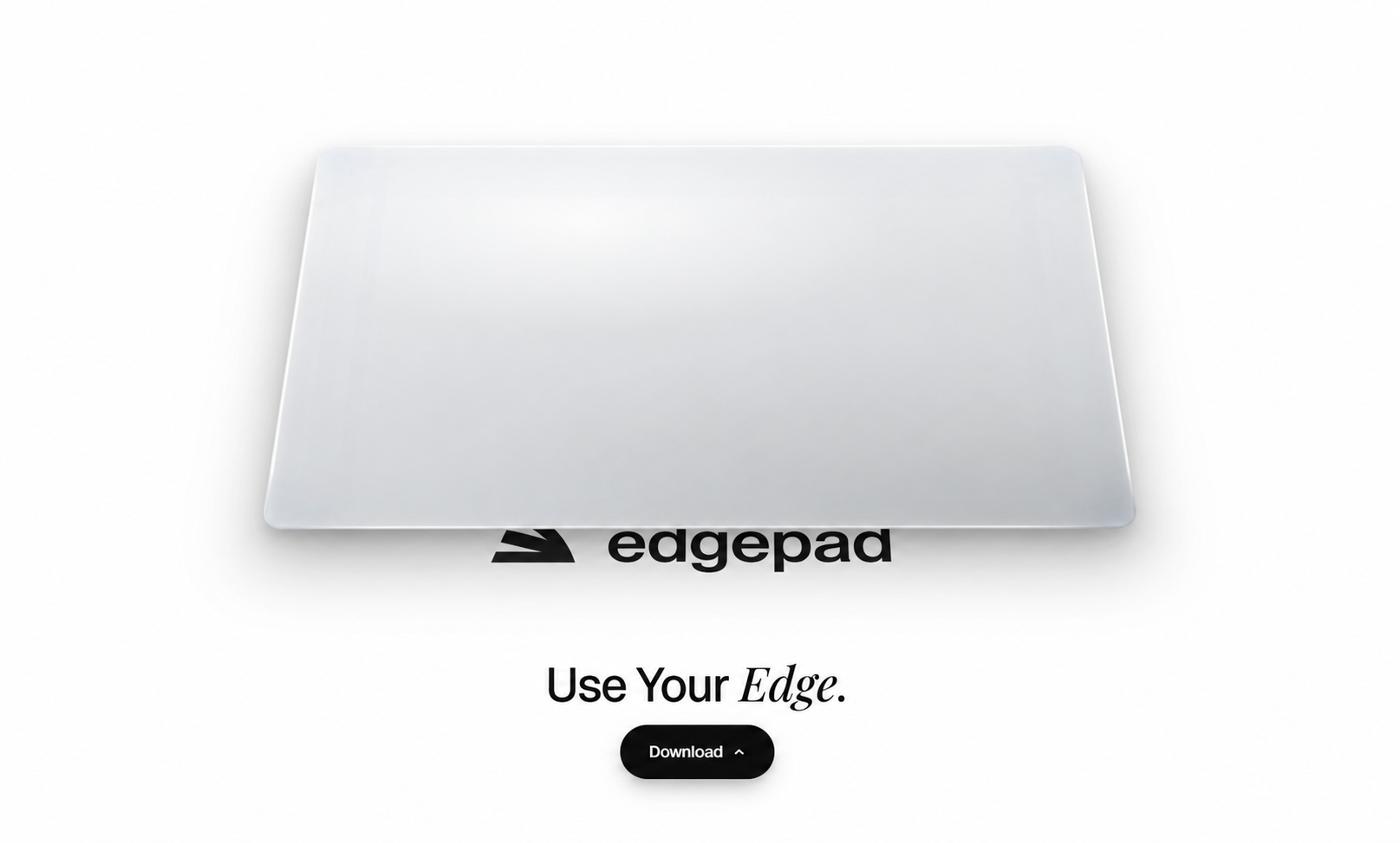 EdgePad app preview.